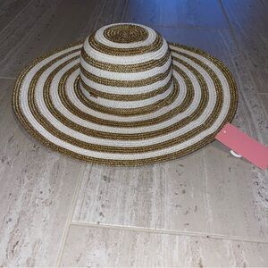 Juicy Couture Gold and White Hat